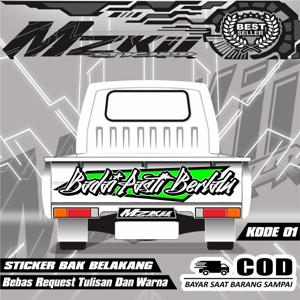 JUAL STICKER CUTTING MOBIL L300 BAGIAN BAK BELAKANG YANG LAGI VIRAL