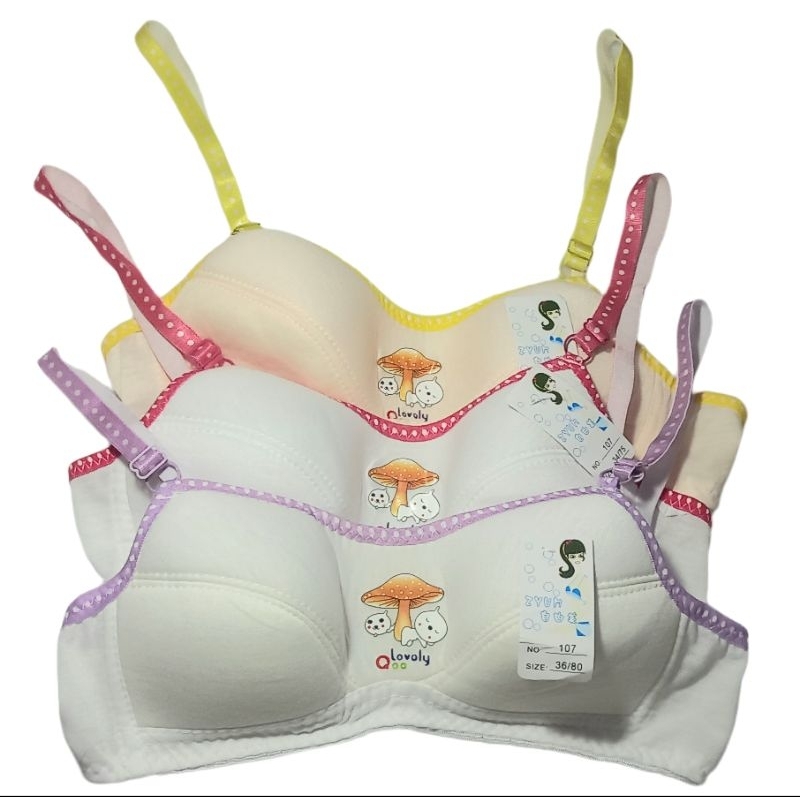 6 pcs BH import remaja cewek