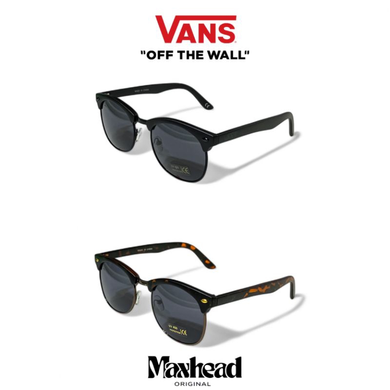 Vans Kaca Mata Sunglasses Wayde Shades Black & Tortoise Original 100%