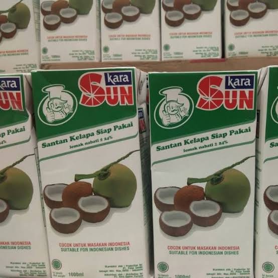 

Santan Sun kara 1 dus isi 12pcs ukuran 1 liter