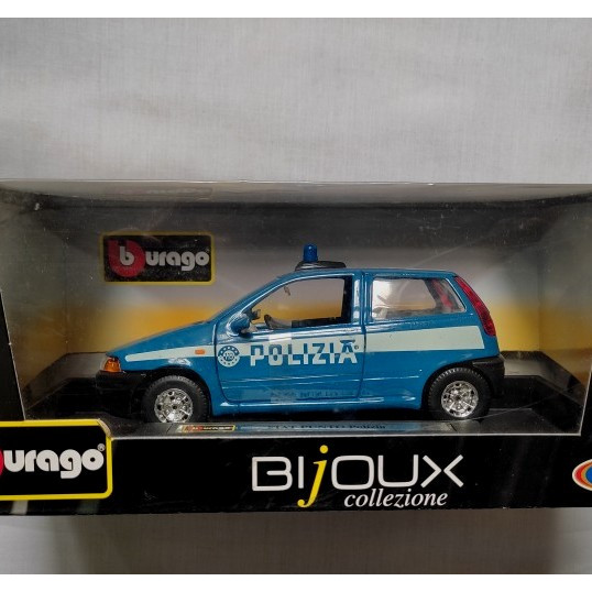 Diecast bburago 1/24 Fiat Punto Polizia