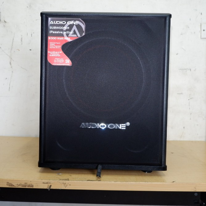 speaker active 10inch audio one dan subwoofer 12inch audio one