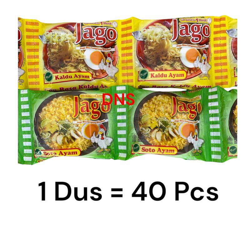 

Mie Instan Mi Jago 36gram 1 Dus isi 40 pcs