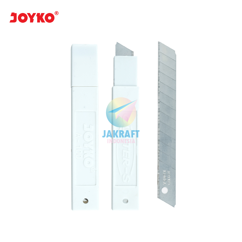 

(5 Set) JOYKO Cutter Blade A-100 Pisau Refill Segala Macam Cutter Kecil Seperti JOYKO A-300A / K-200