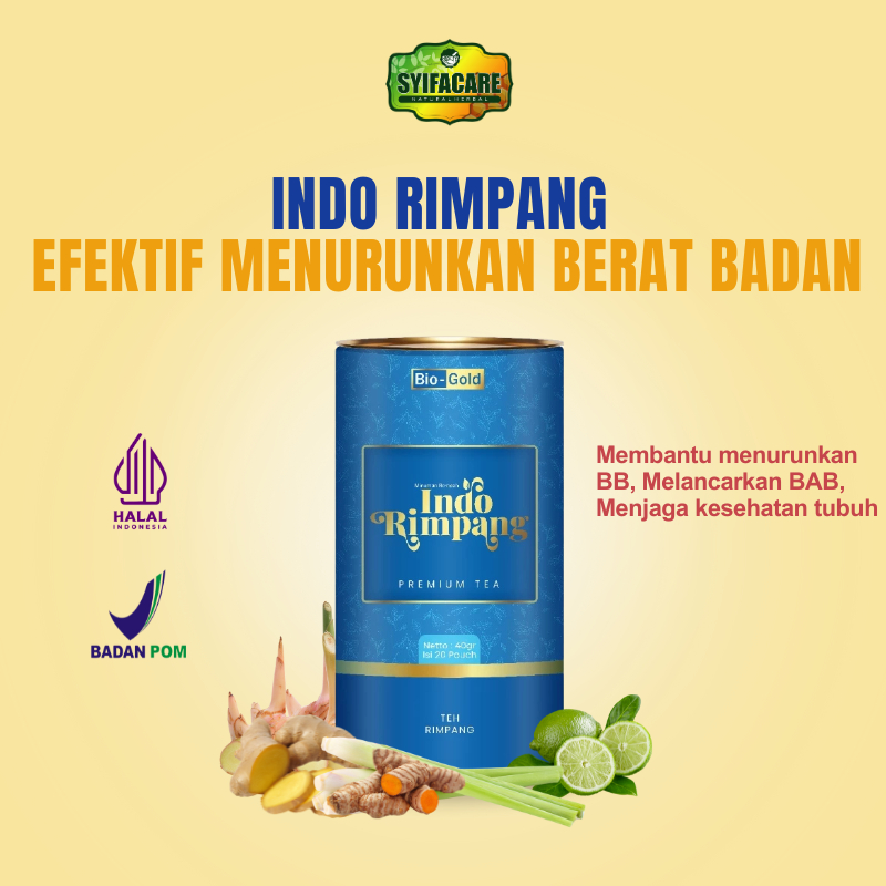 

Teh Indo Rimpang Premium Tea Penurun Berat Badan Detox Alami Dengan Ramuan Ala JSR Halal BPOM