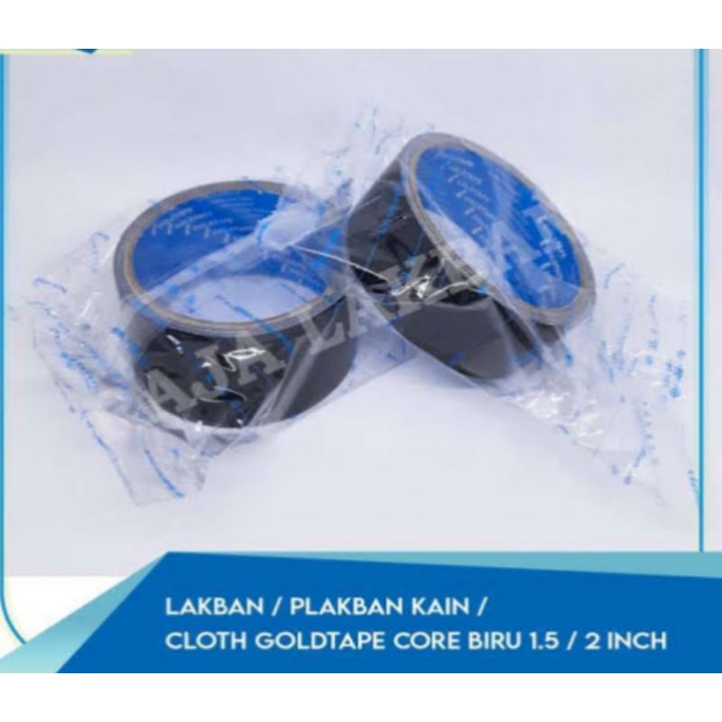 

plakban kain hitam goldtape 2" iin