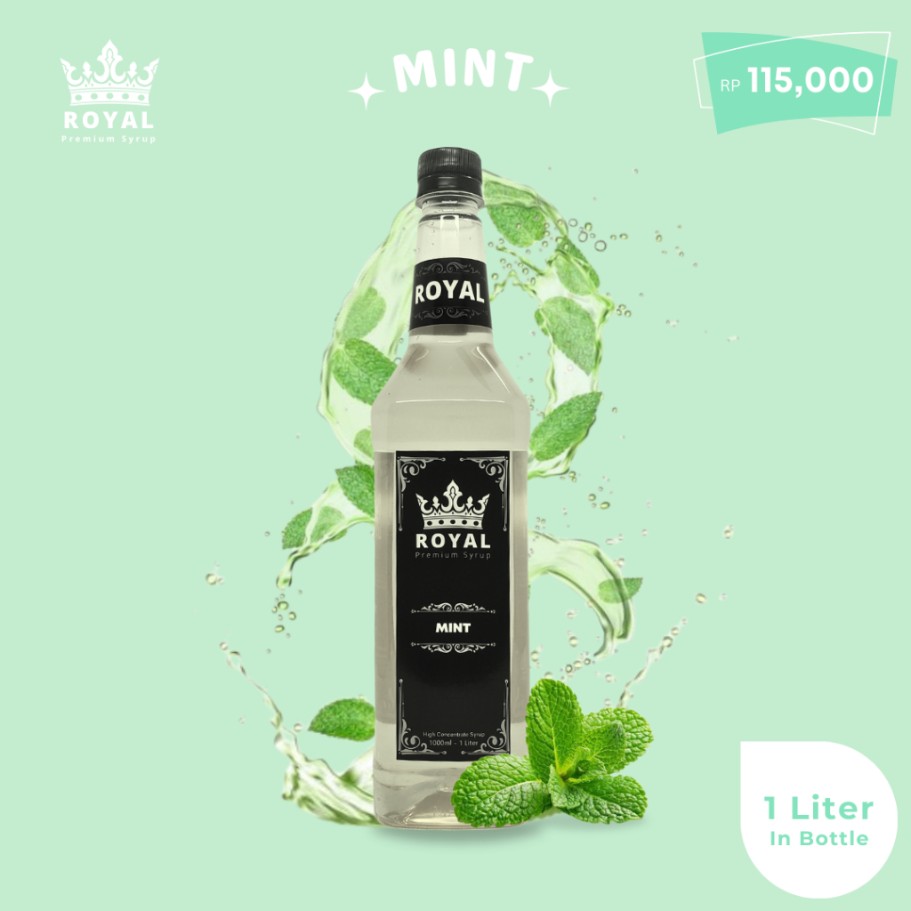 

Royal Mint Syrup - Sirup Mint (Premium Quality) - 1 Liter