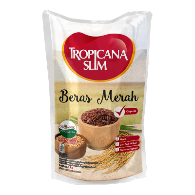 

Tropicana Slim Beras Merah Organik 1 kg