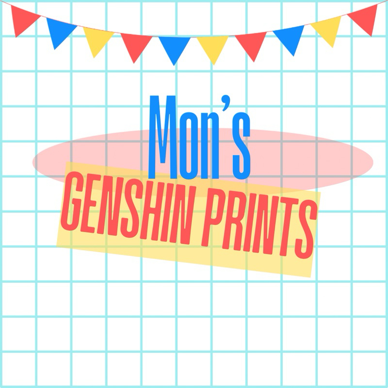 

Art Print | Poster Genshin Zhongli Childe Wrio Neuvi