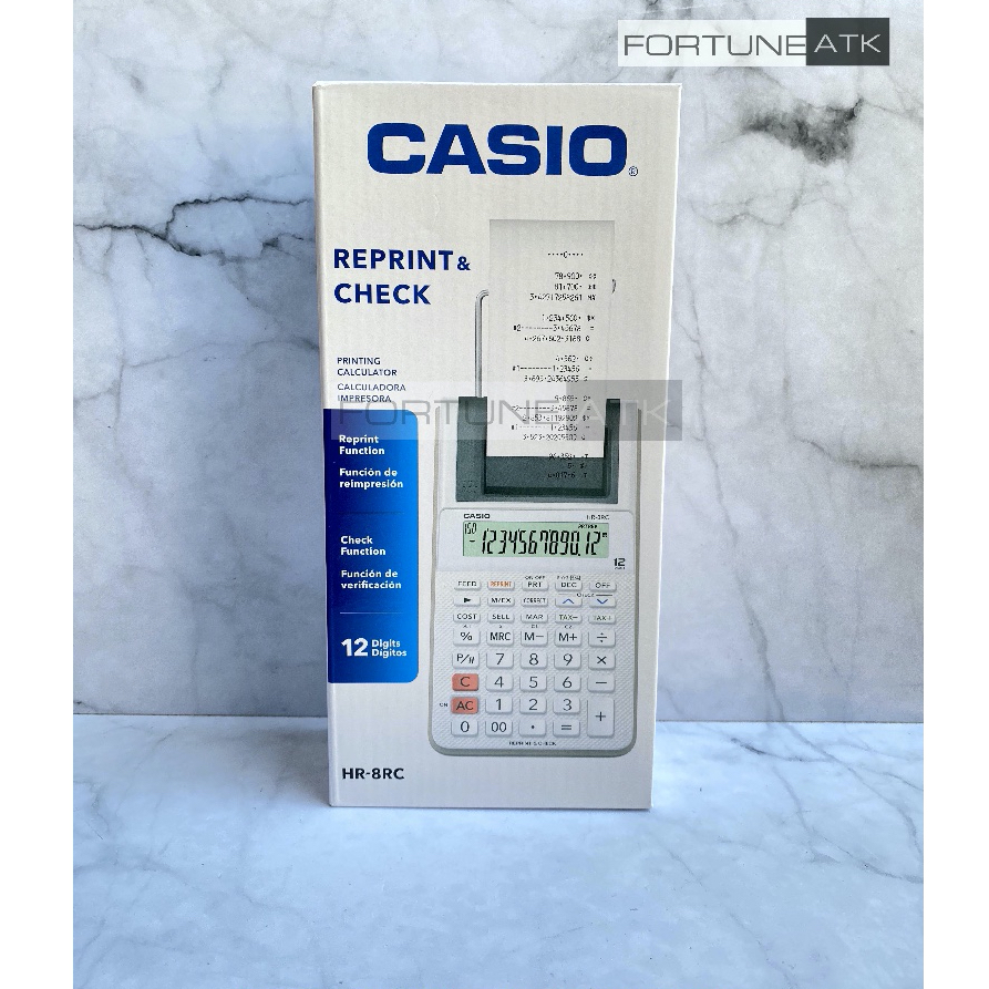 

Calculator CASIO HR 8 RC-BK Printing Calculator ORIGINAL