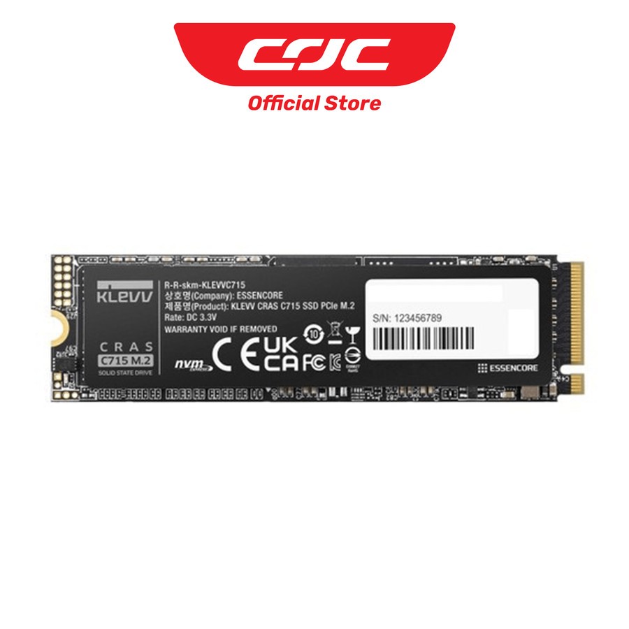 KLEVV CRAS C715 SSD M.2 2280 NVMe PCIe Gen3 x4