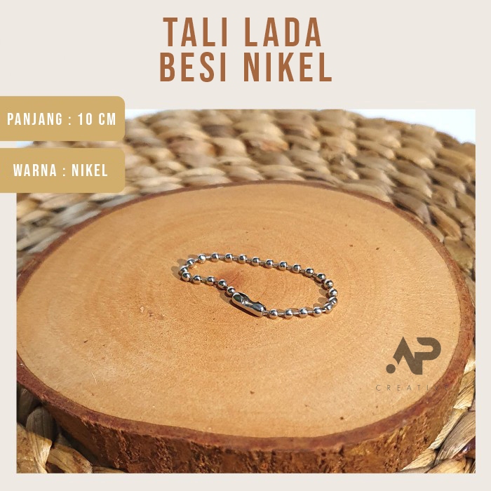 

Rantai Tali Hang Tag Rantai Tali Biji Lada Silver