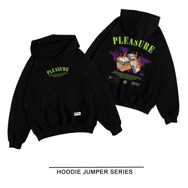 NEW HOODIE BASIC CLUB PLEASURE || HOODIE FULL COTTON ORIGINAL Gramasi 270gsm - 280gsm