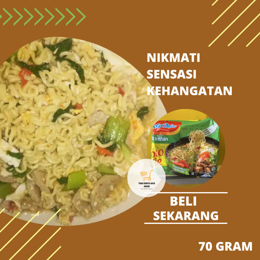 

Indofood Indomie Mi Instan Rasa Soto Mie Kuah Makanan Instant Spesial Rebus Promo Murah Special !