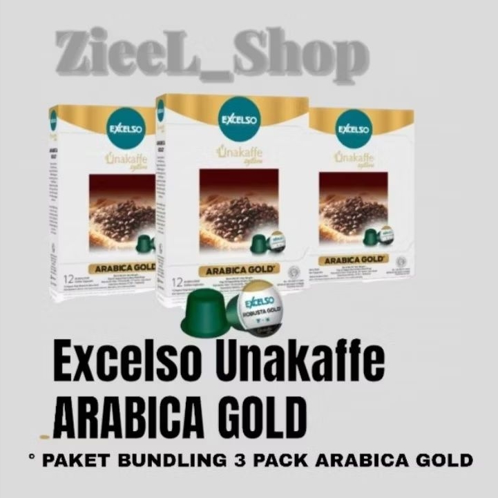

Excelso Kopi Kapsul Unakaffe Arabica- 3pack