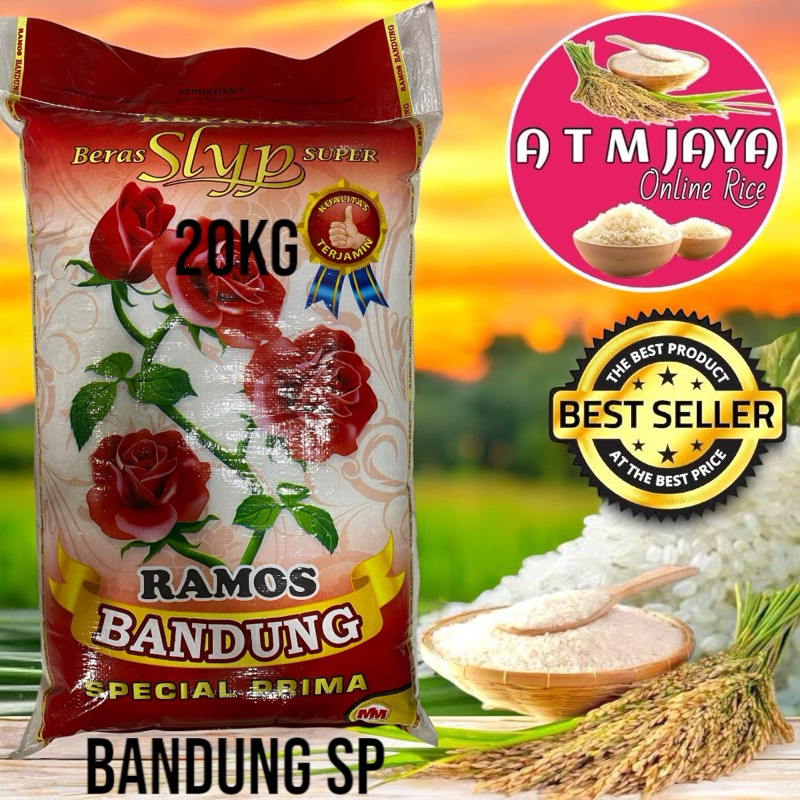 

Beras cap Ramos bandung Slyp super 5kg 10kg 20kg Termurah