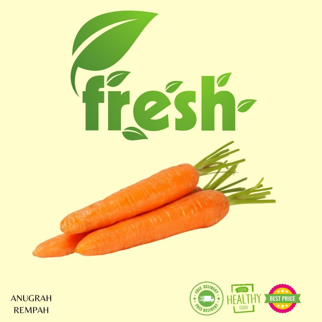 

Wortel Segar 250 gram - 500 gram Anugrah Rempah