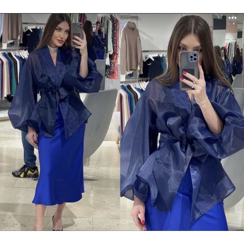 Outer Organza fuzzie || Outer Organza Pesta || Outer Kondangan || Outer Terbaru ||Outer Organza Vira