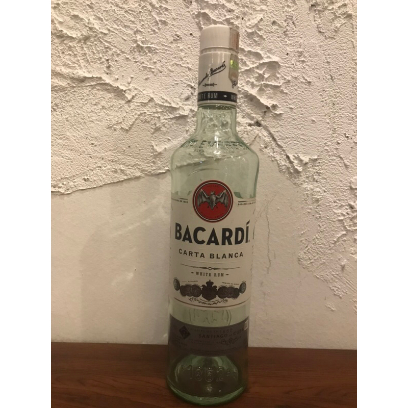 botol bekas minuman Bacardi TANPA DUS botol antik botol unik pajangan botol hiasan