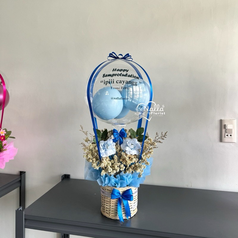 Buket Balon Edelwies / Buket Murah Palembang