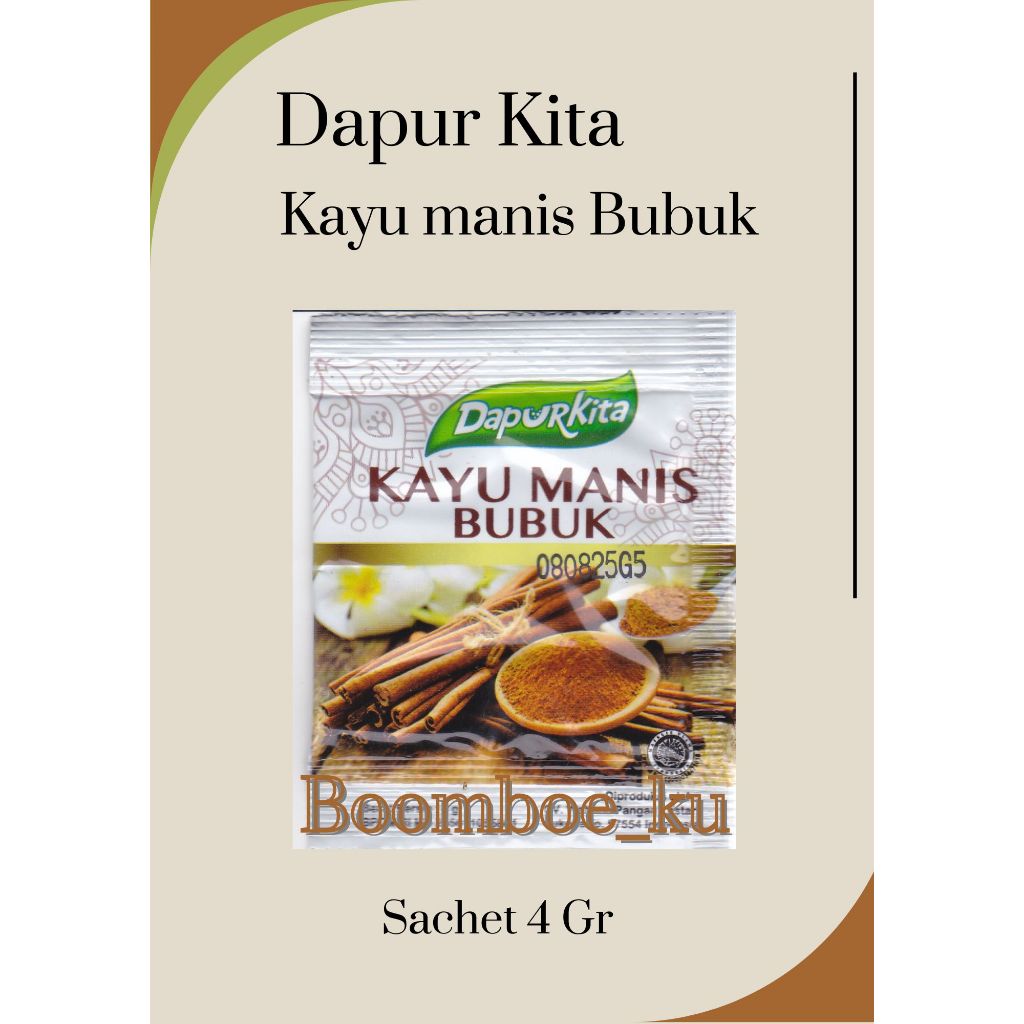 

Dapur Kita Kayu Manis Bubuk 4gr