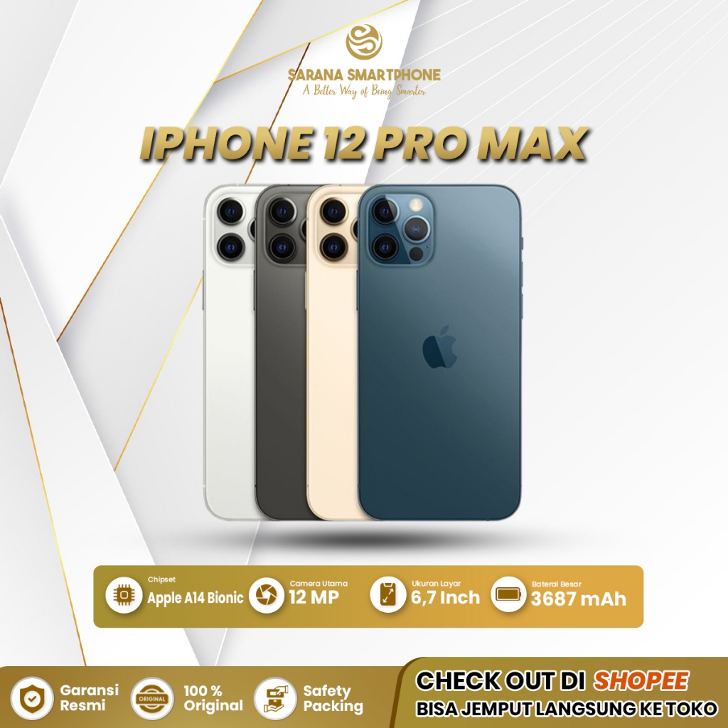 Iphone 12 Promax 128 GB Second