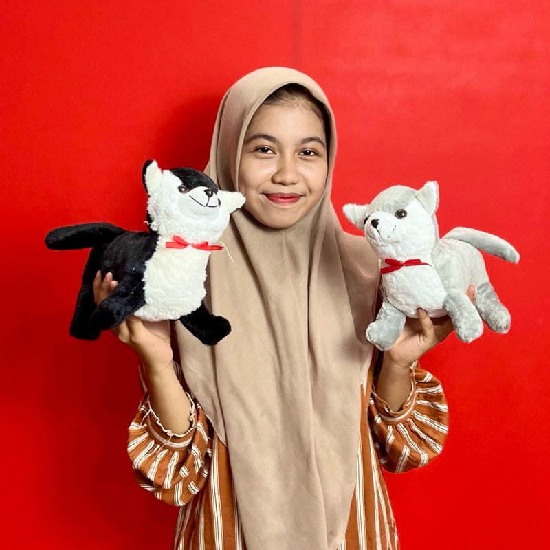 Boneka kucing mini obral lucu boneka karakter kucing cat korea mini lucu duduk tegak berdiri ecofoot