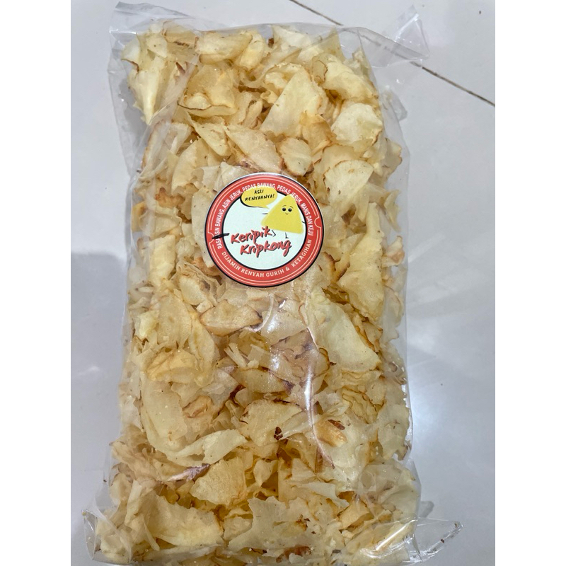 

kripkong rasa asin bawang 250 gram home made