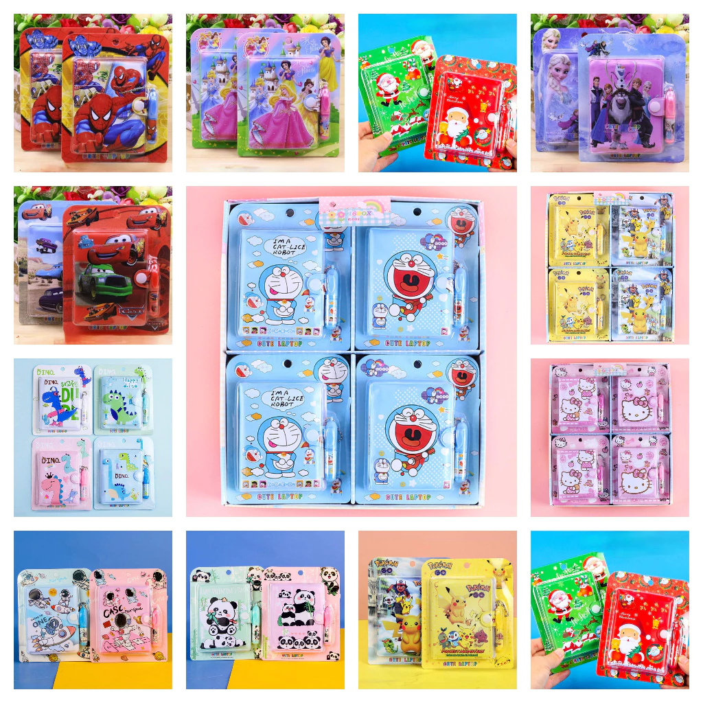 

SET NOTES KECIL MINI PULPEN / BUKU TULIS KECIL KIDS ANAK MOTIF DINO DINOSAURUS BEAR ANIMAL POKEMON CAR SPIDERMAN C5 C7 #KIDSHINE