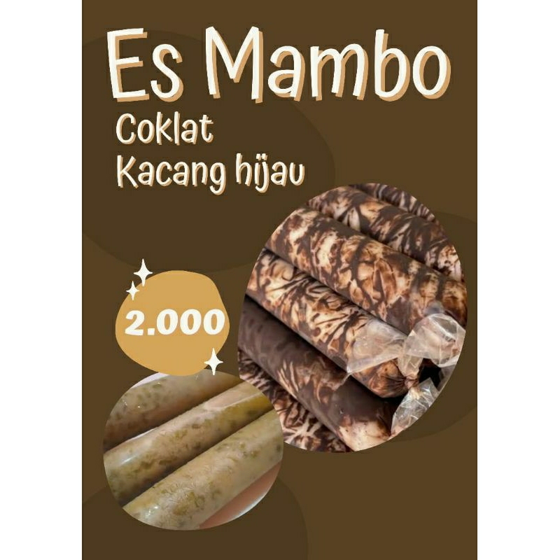 

[HALAL] ES MAMBO COKLAT / KACANG IJO