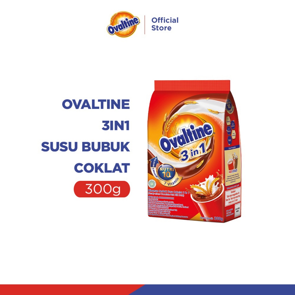 

OVALTINE 3in1 Susu Bubuk Coklat 300g