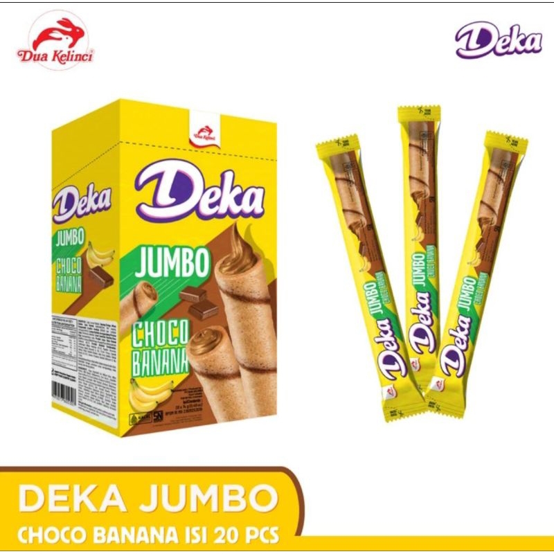 

Deka Wafer Roll Jumbo - Chochobanana (20x16g)