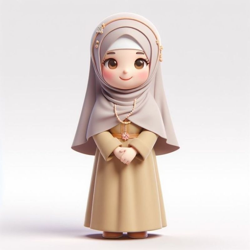 Topper ibu guru hijab 9-10 cm, topper guru, topper teacher day
