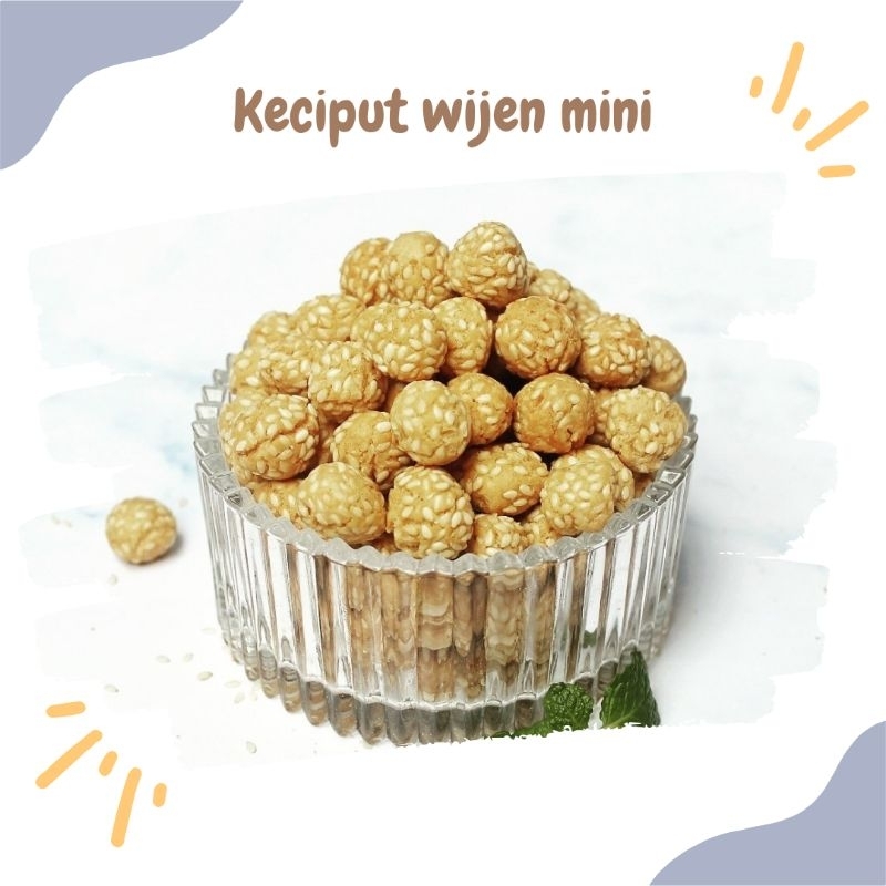 

Keciput wijen bulat mini 250gram onde onde mini ciput jajan jadul