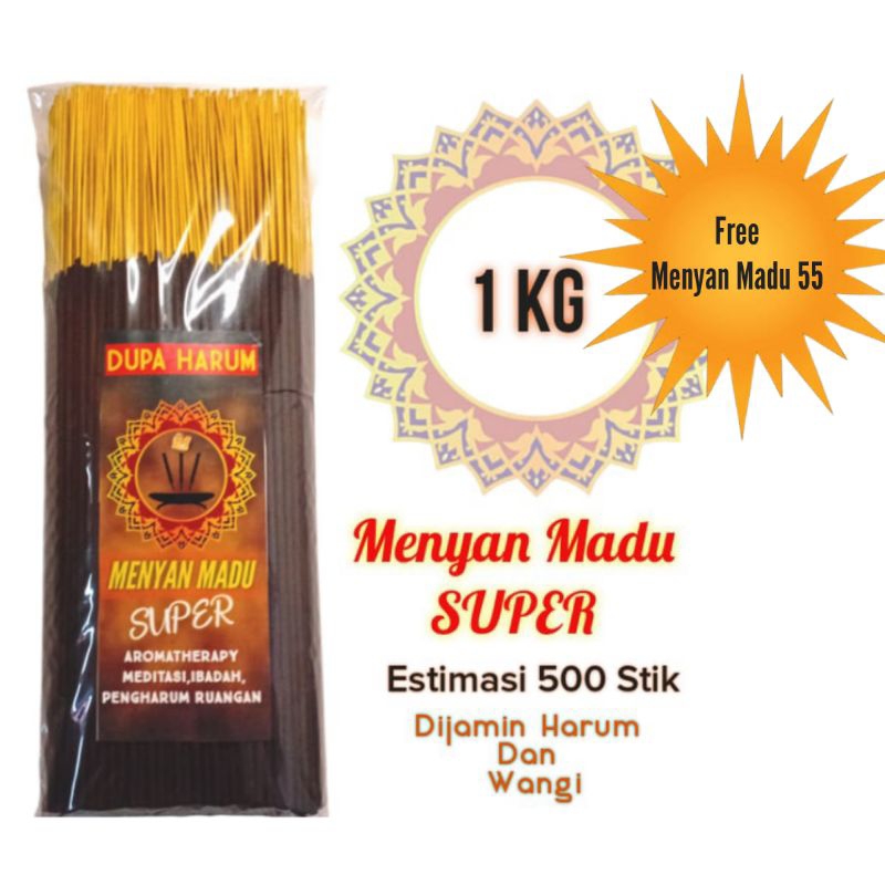 Hio Dupa MENYAN MADU SUPER Wangi Kemasan 1 Kg Pengharum