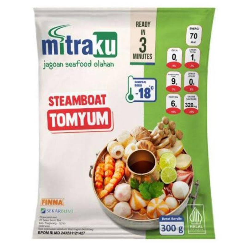 

Frozen Food Steamboat Tomyum Mitraku