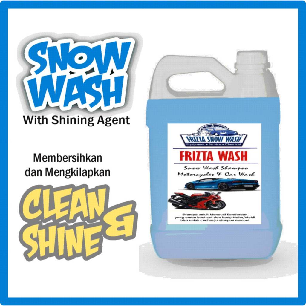Sabun Shampo Sampo Cuci Mobil dan Motor Sabun Salju