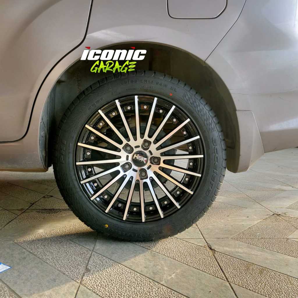velg/pelek mobil tandam hsr ring16 pcd 5x114,3 & ban 205 55 ring16 mobil brv xpander wrv ertiga