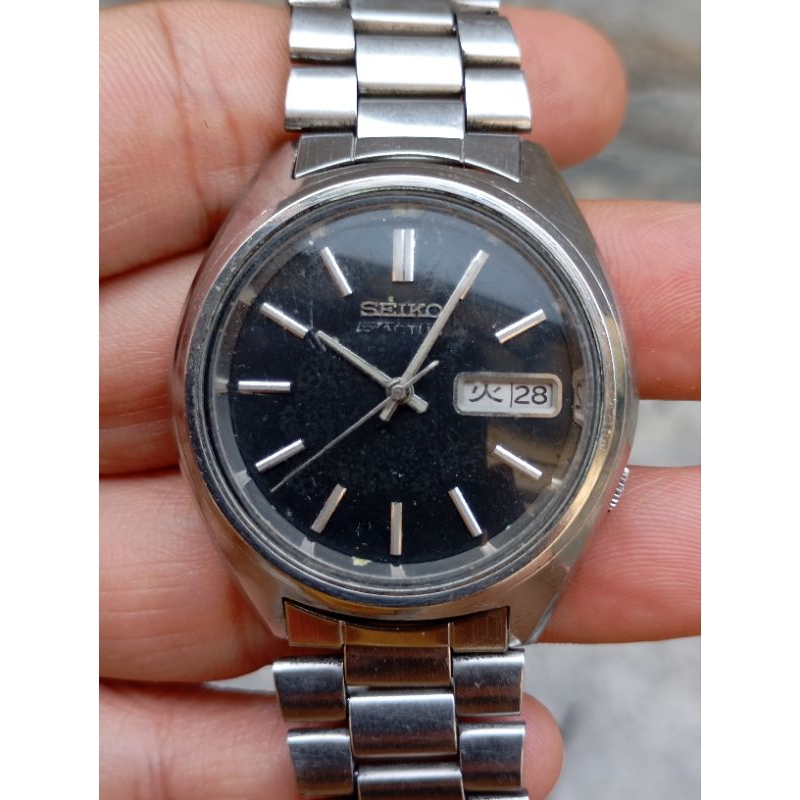 jam tangan seiko 5 actus 7019 7060 otomatis second bekas originaI