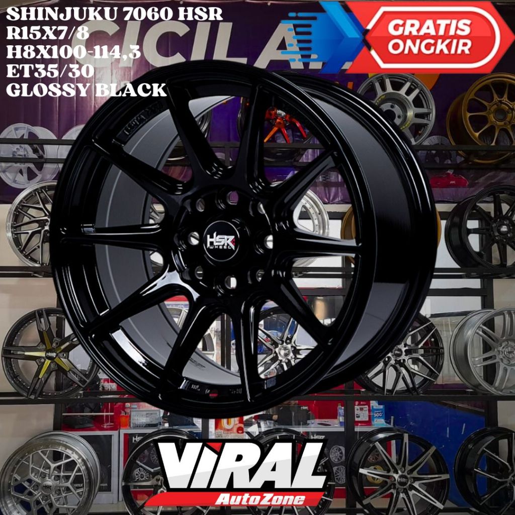 Velg Mobil AVEGA , MOBILIO , FIESTA , BRIO , HSR SHINJUKU RING 15 R15