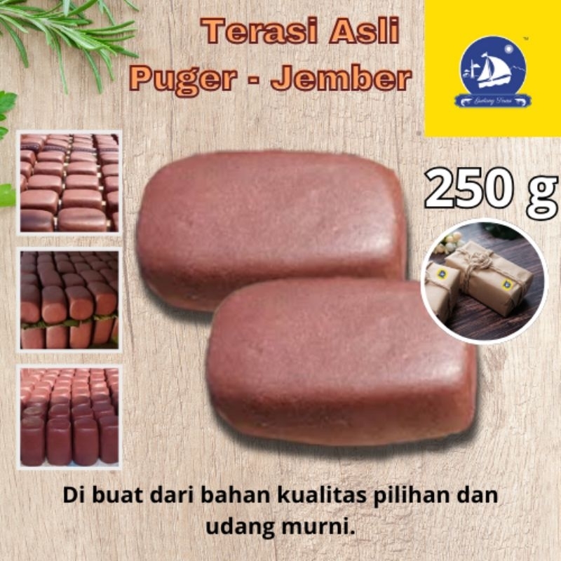 

Terasi khas Puger Jember grade A | berat 250 g | kualitas premium | oleh-oleh | Bumbu Terasi | Termurah Di Shopee