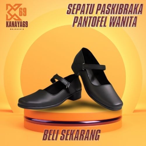Sepatu Pantofel Hitam Murah - Sepatu Paskib Paskibraka cewe/cowo - Sepatu Wanita Pantofel Paskibra