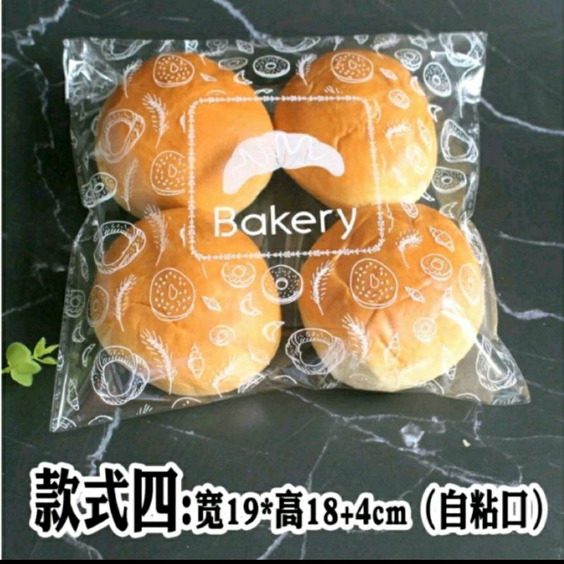 

100 pcs plastik roti cookies 19×18cm