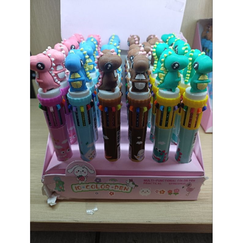 

pena 10 warna (labubu, dino,hello Kitty, astronot,kuromi, katebara)