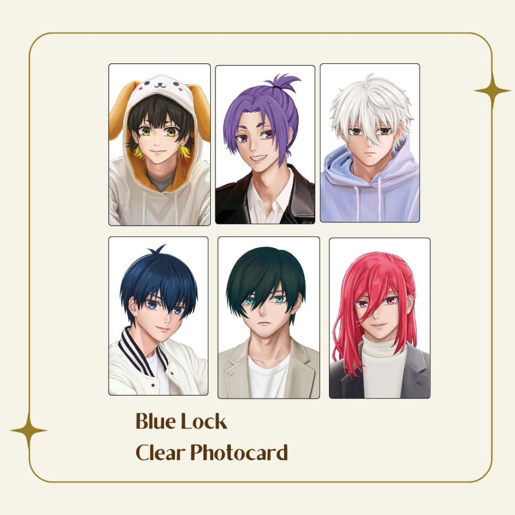 Blue Lock Clear Photocard