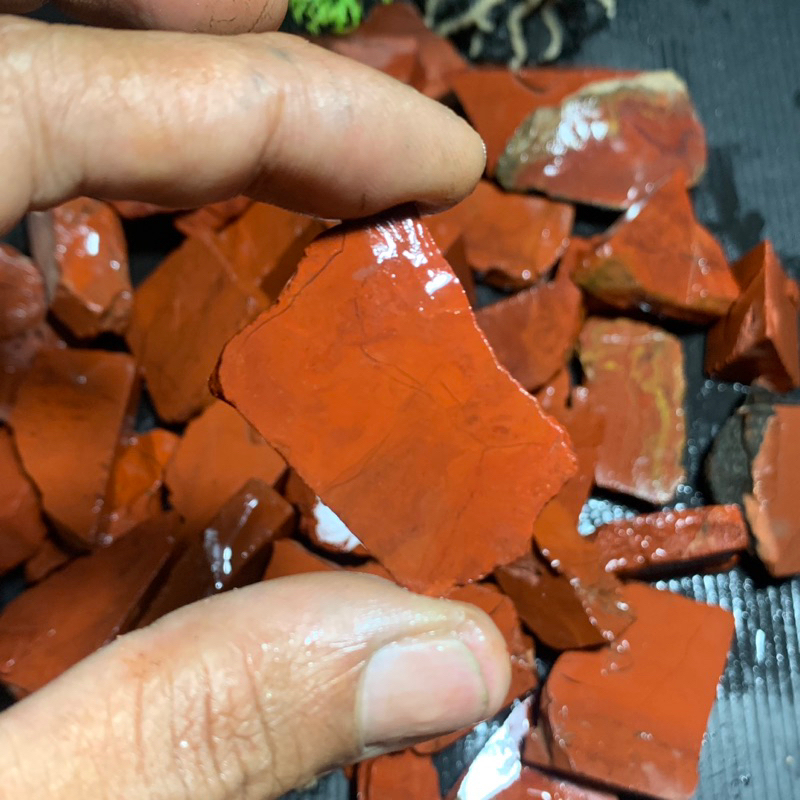 Batu akik jesper ati ayam/bahanan batu jesper ati ayam/lempengan jesper ati ayam/bongkahan batu jesp