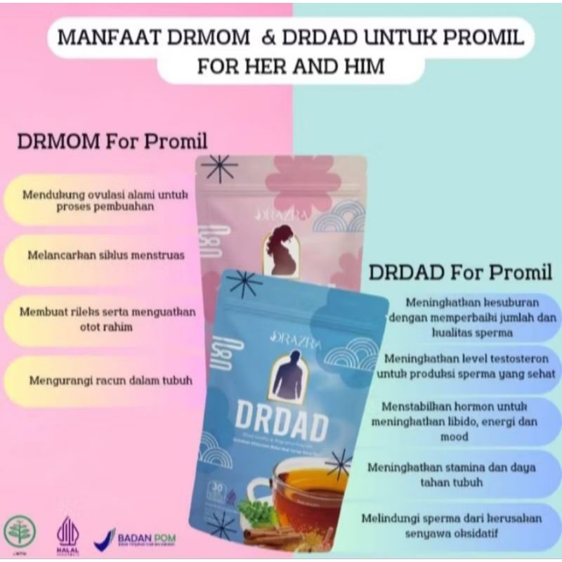 

Teh Promil DrAzra 100% Terbuat Dari Bahan-bahan Herbal Alami