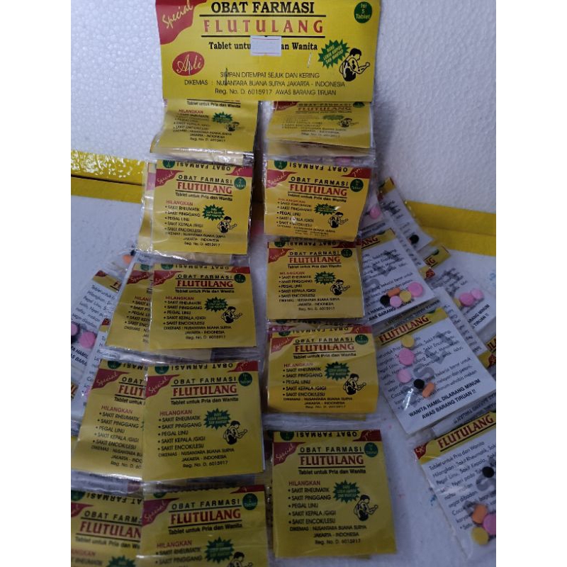 Flu Tulang Original  Tablet isi 50 sachet