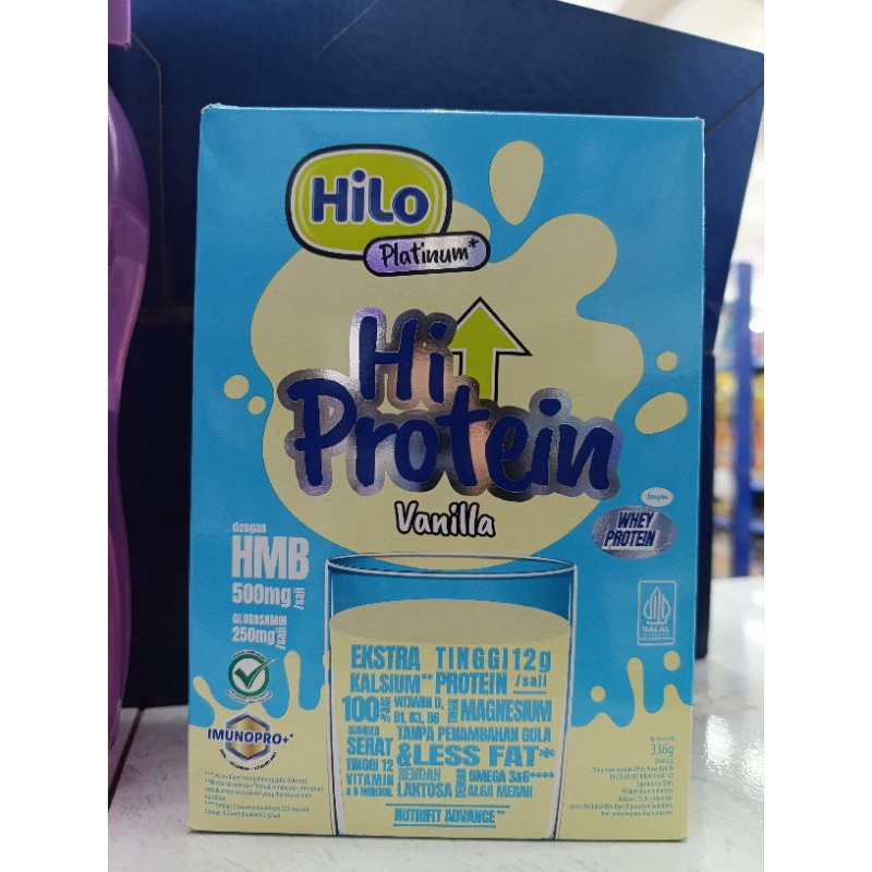 

Hilo Platinum Hi Protein Vanila + HMB 336gr ( 8 sachet )