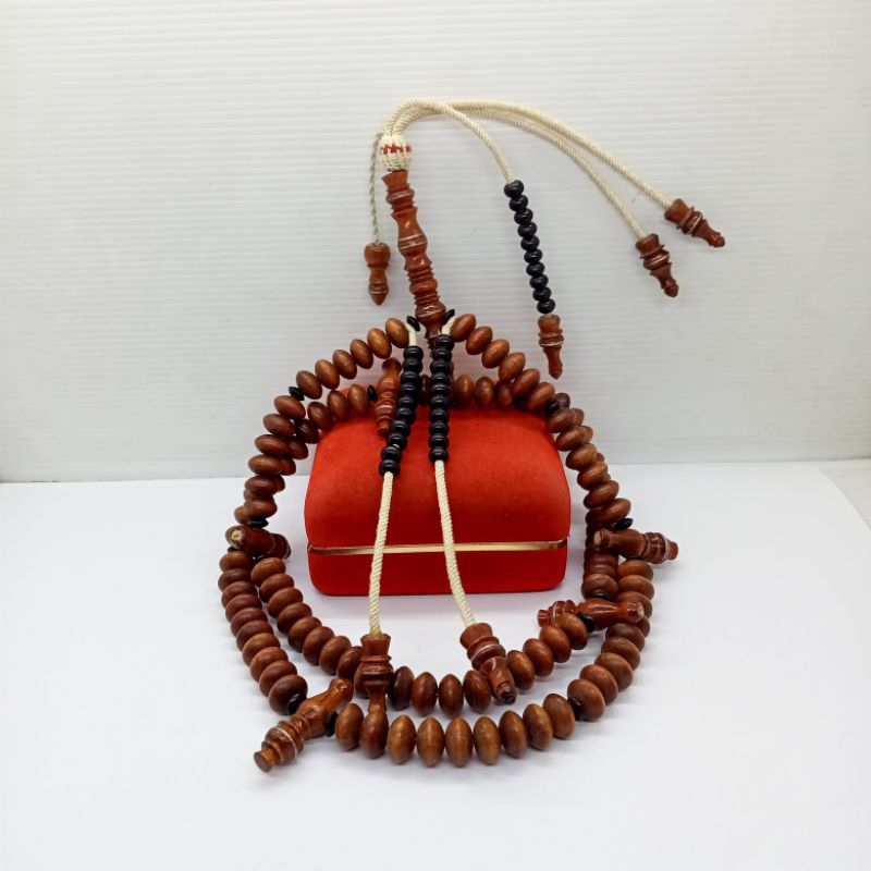 tasbih tijani kayu raja merah agathis A87